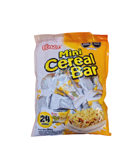 MINI CEREAL BAR X 24 UND