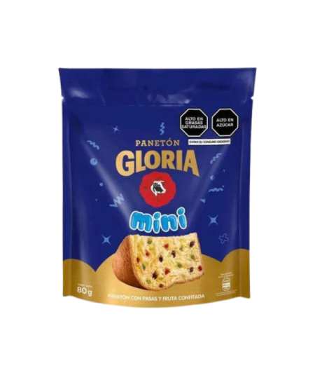 MINI PANETON GLORIA TRADICIONAL X 12 UND