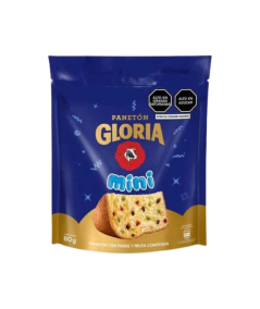 MINI PANETON GLORIA TRADICIONAL X 12 UND