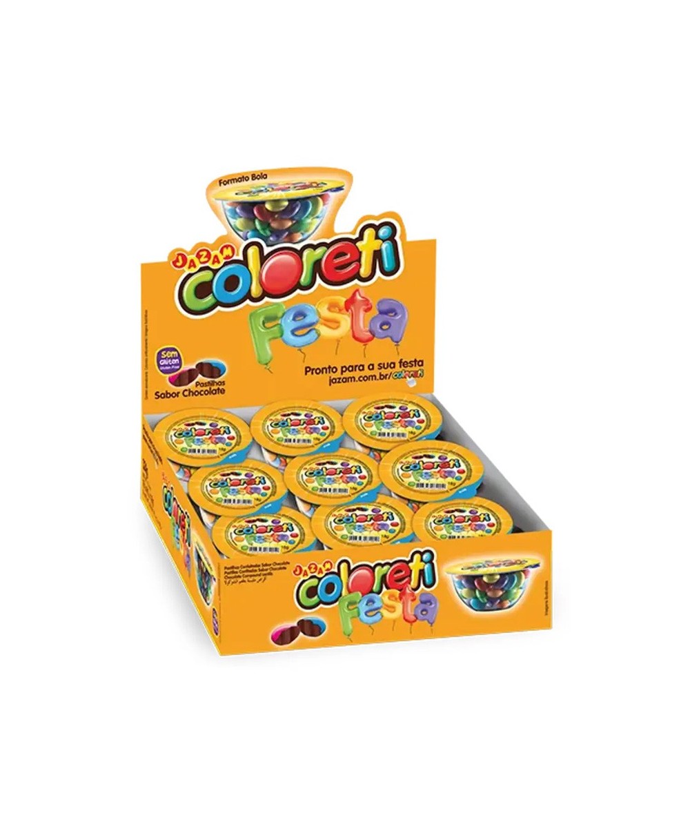 COLORETI LENTEJITAS X 18 UNIDADES