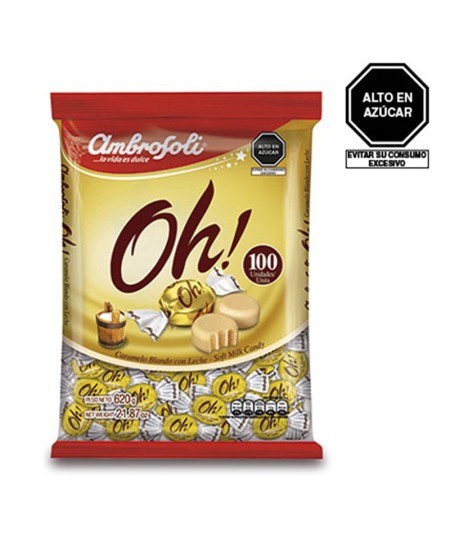 OH CARAMELO BLANDO X 100 UNIDADES
