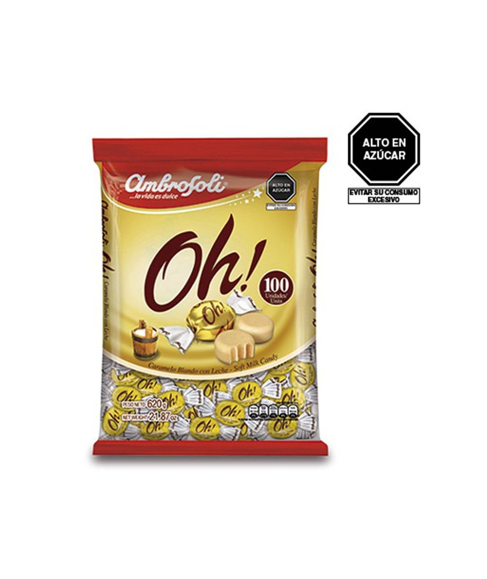 OH CARAMELO BLANDO X 100 UNIDADES