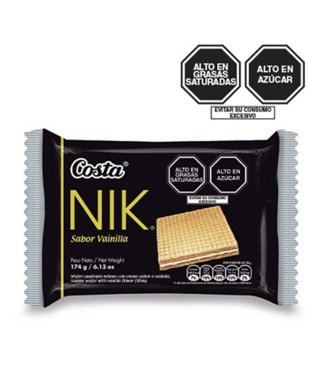 WAFER NICK DE VAINILLA GRANDE X 6 UNIDADES