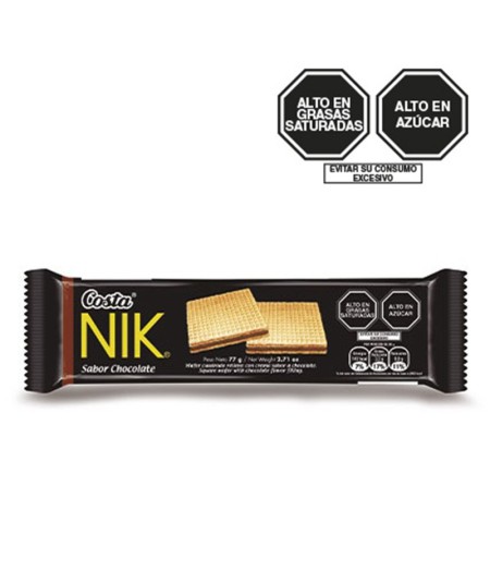 WAFER NICK DE CHOCOLATE X 6 UNIDADES
