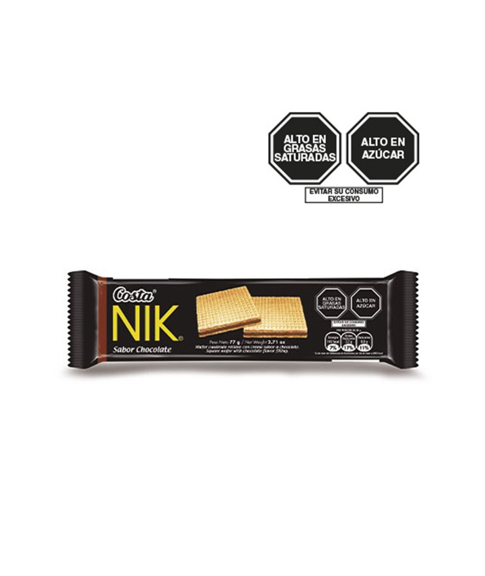 WAFER NICK DE CHOCOLATE X 6 UNIDADES