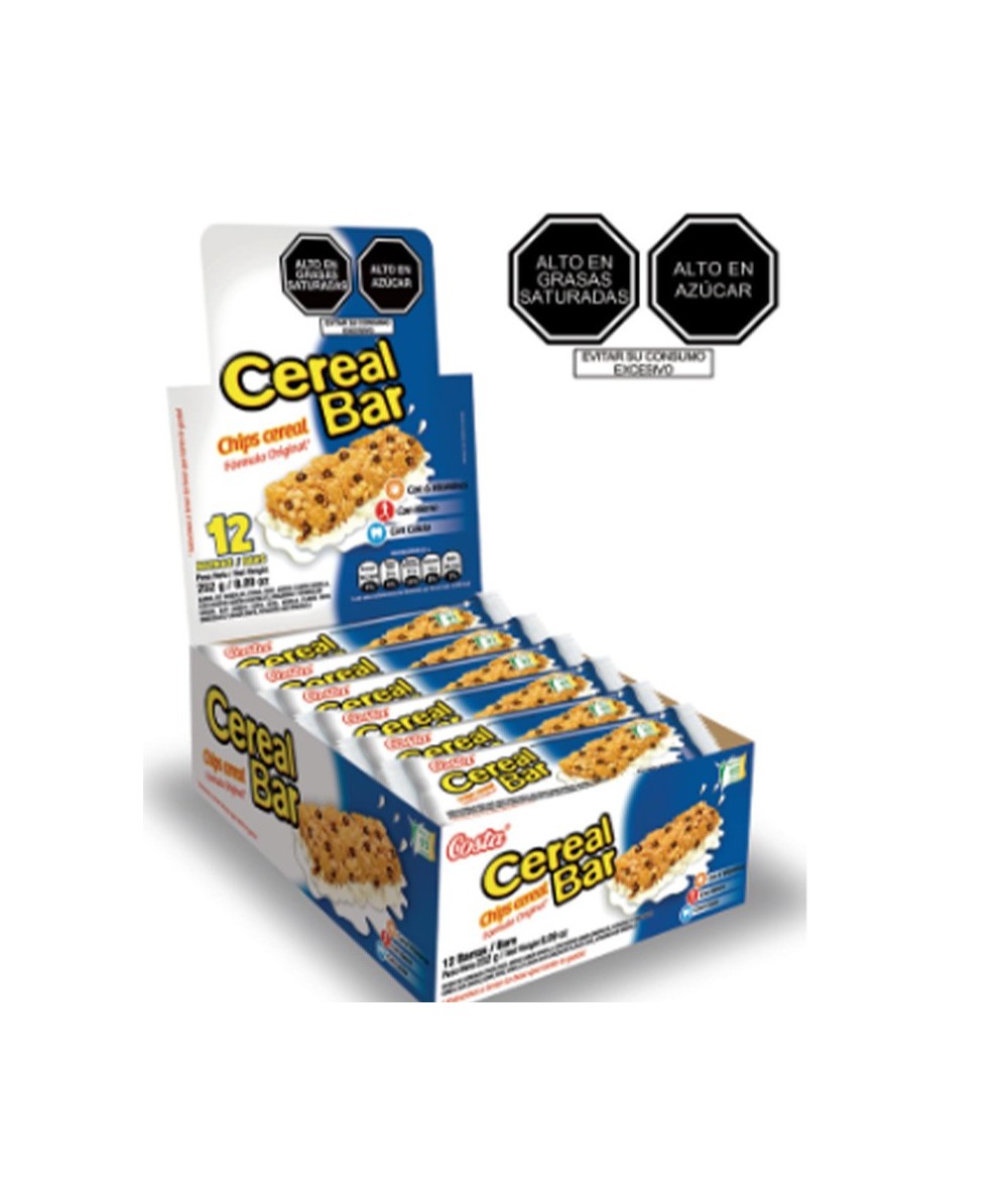 CEREAL BAR  DE CHOCOLATE X 12 UNIDADES
