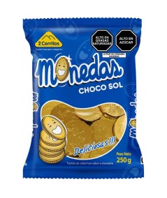 Monedas de chocolate