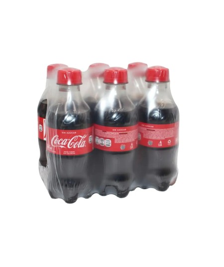 MINI COCA KOLA CERO PACK X 6 UND